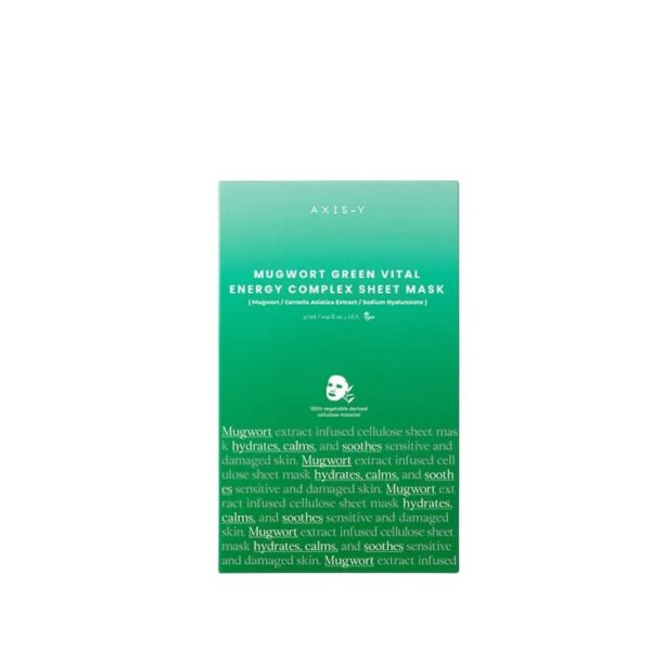 AXIS-Y Mugwort Green Vital Energy Complex Sheet Mask