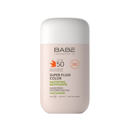 Laboratorios BABÉ SUN Super Fluid Mattifying Color SPF50 zaštita od sunca