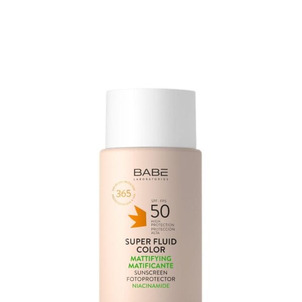 Laboratorios BABÉ SUN Super Fluid Mattifying Color SPF50 zaštita od sunca