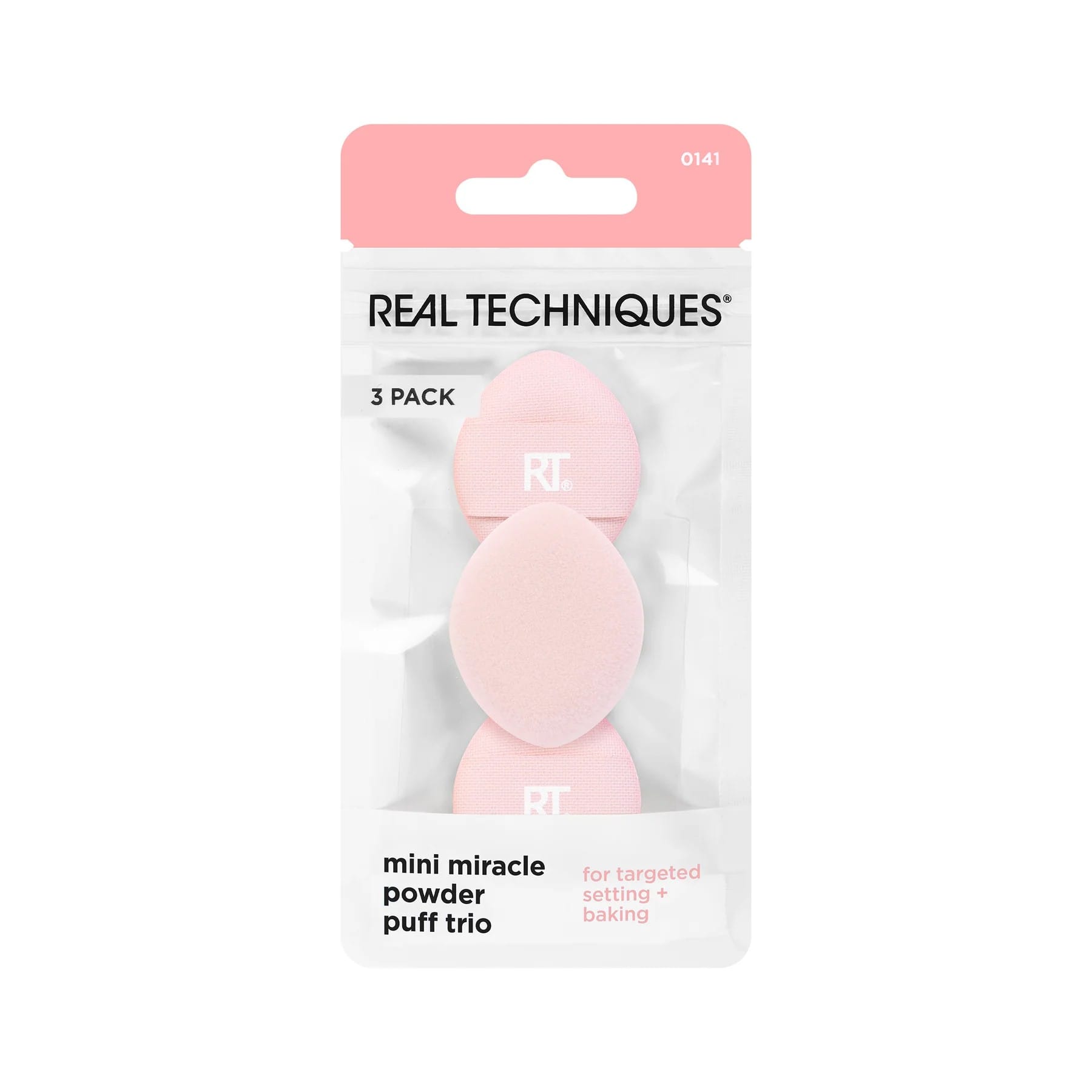 Real techniques Mini Miracle Powder Puff Trio spužvice za šminkanje