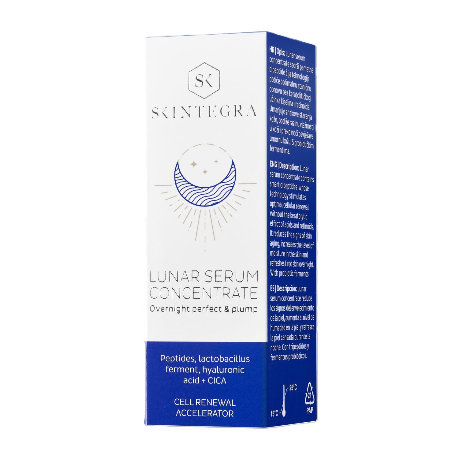 Skintegra Lunar Serum Concentrate – staklena bočica s kapaljkom
