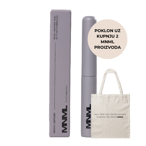 MNML BROW DEFINER fiksator za obrve s voskom i gelom – profesionalni brow lift i oblikovanje bez tragova