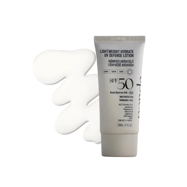 NERDS Lightweight Hydrate UV Defense Lotion SPF50 za zaštitu kože od UVA i UVB zraka