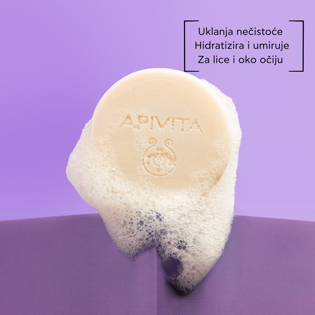 Apivita Tvrdi sapun za umivanje lica i područja oko očiju