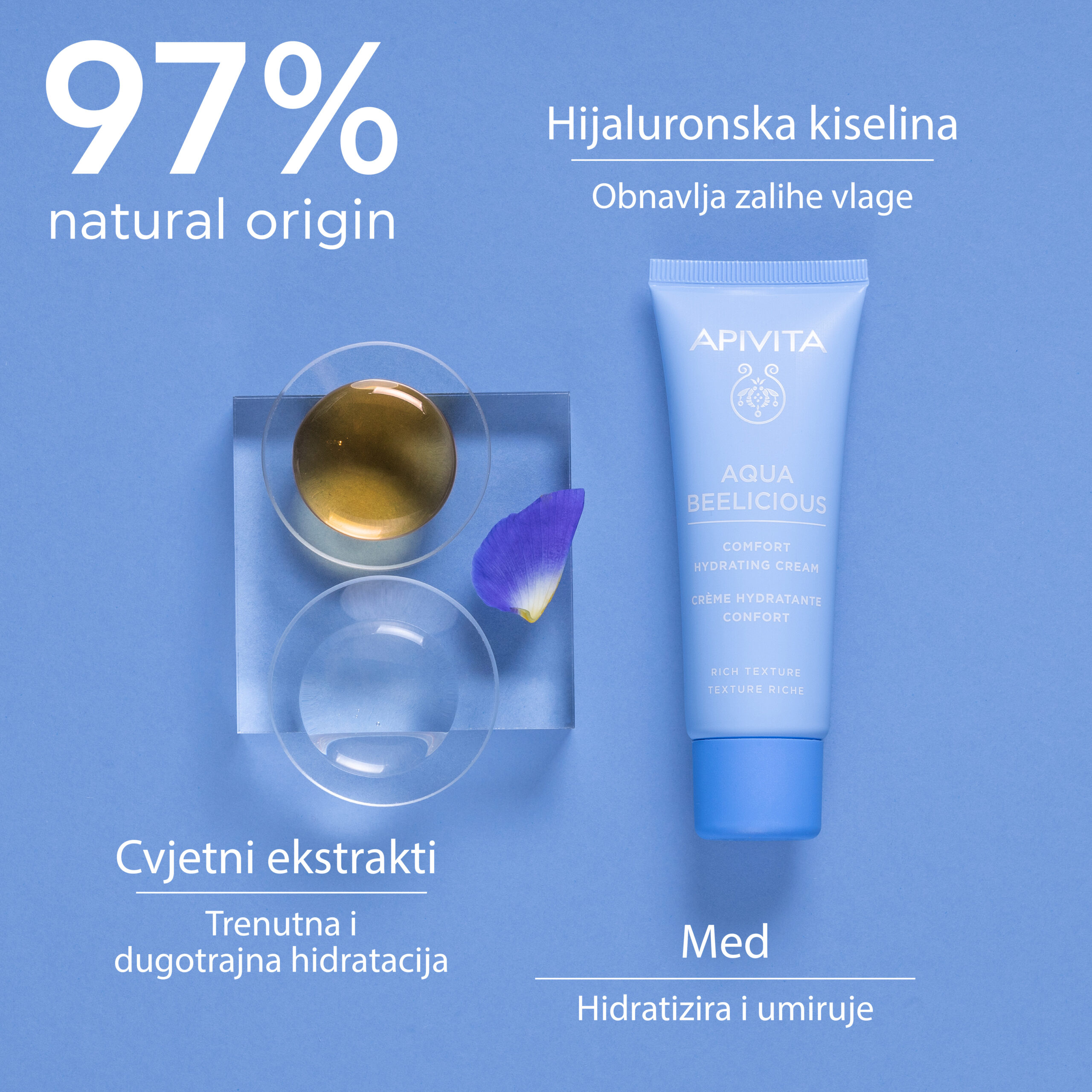 AQUA BEELICIOUS hidratantna krema bogate teksture