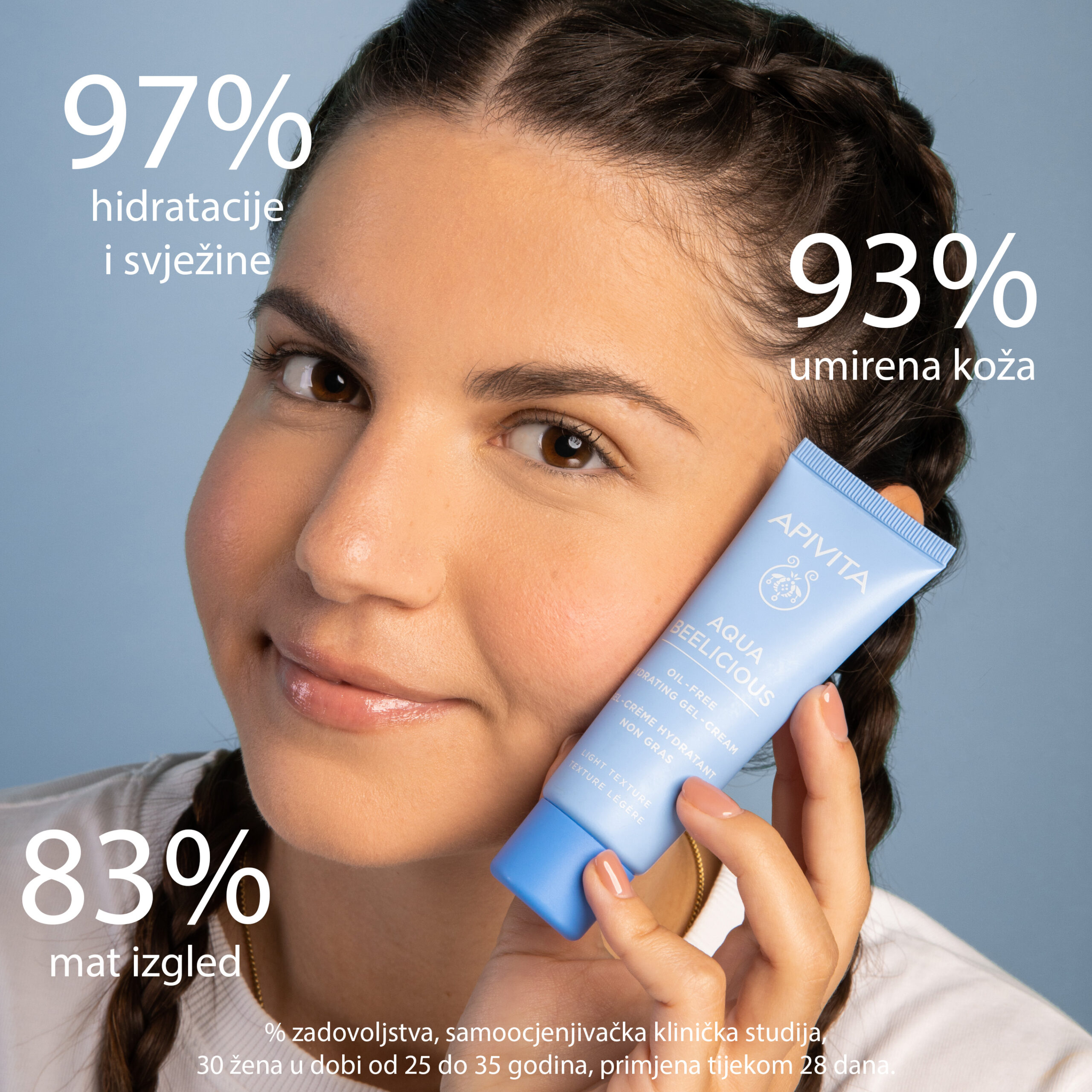 AQUA BEELICIOUS hidratantna gel krema lagane teksture