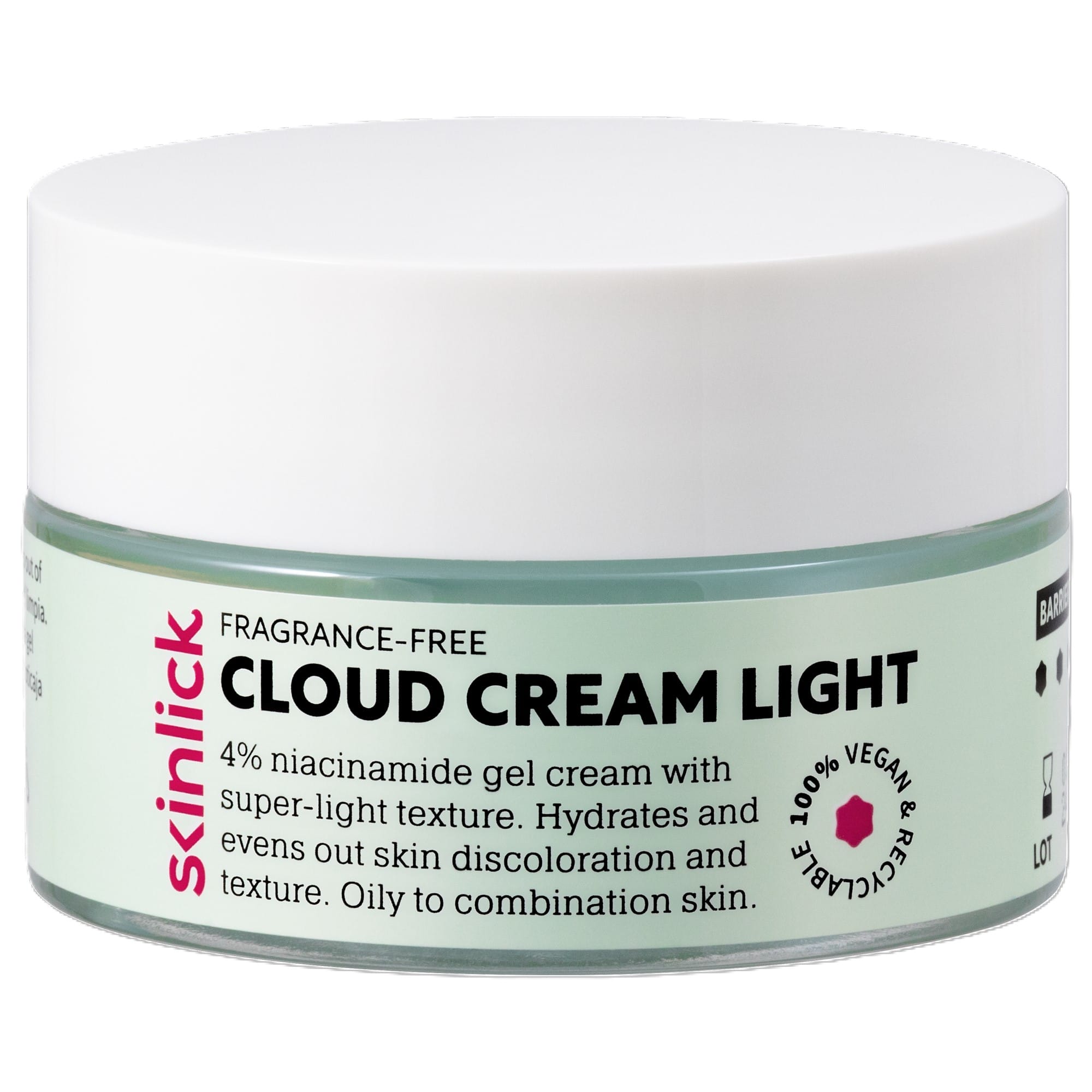 Skinlick Cloud Cream Light gel krema u minimalističkom pakiranju