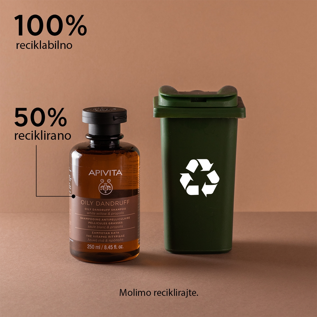 Apivita Šampon protiv masne prhuti