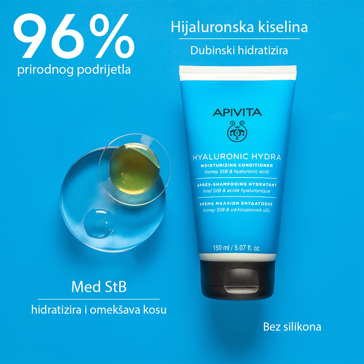 apivita Hidratantni regenerator za sve tipove kose