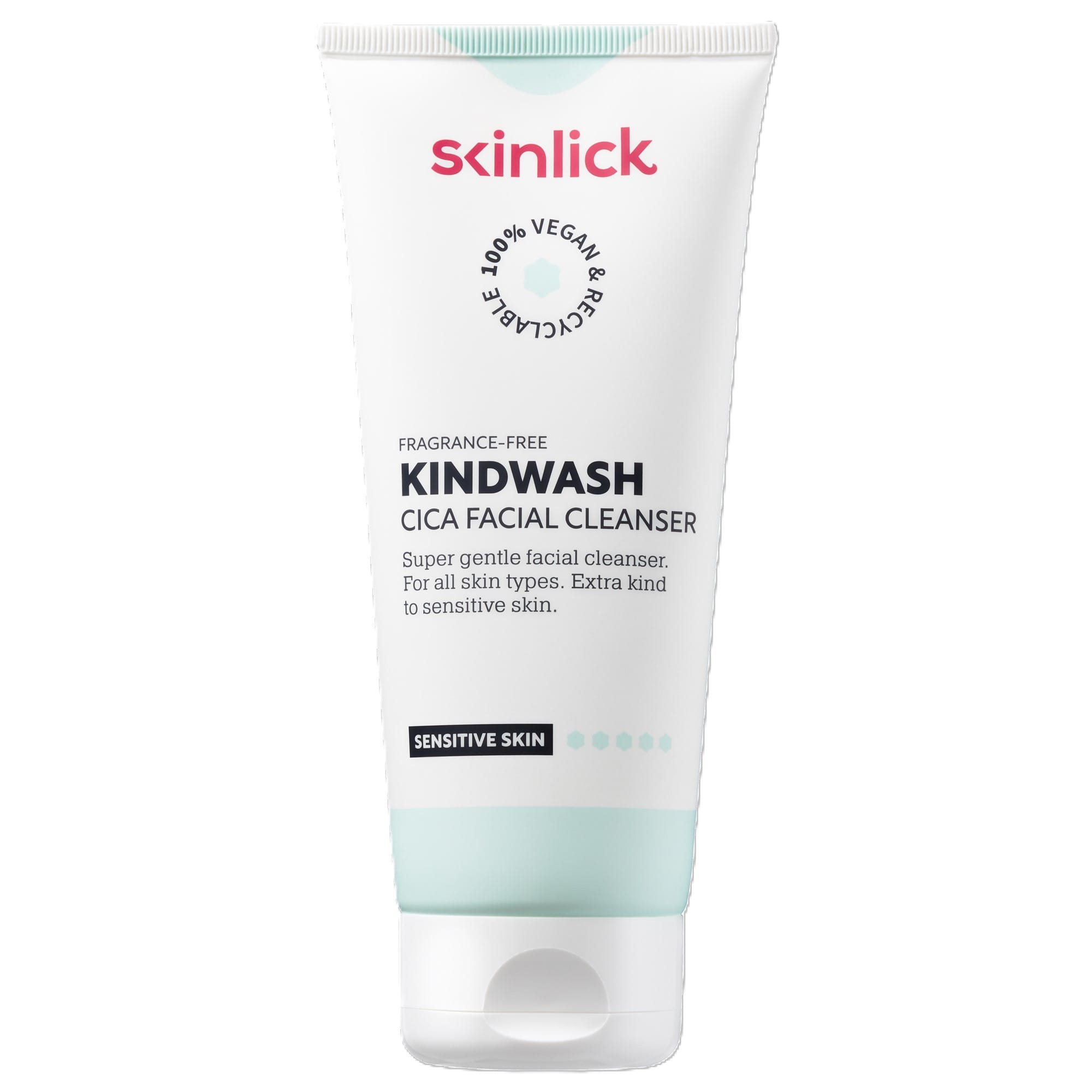 Skinlick Kindwash Cica čistač u minimalističkom pakiranju