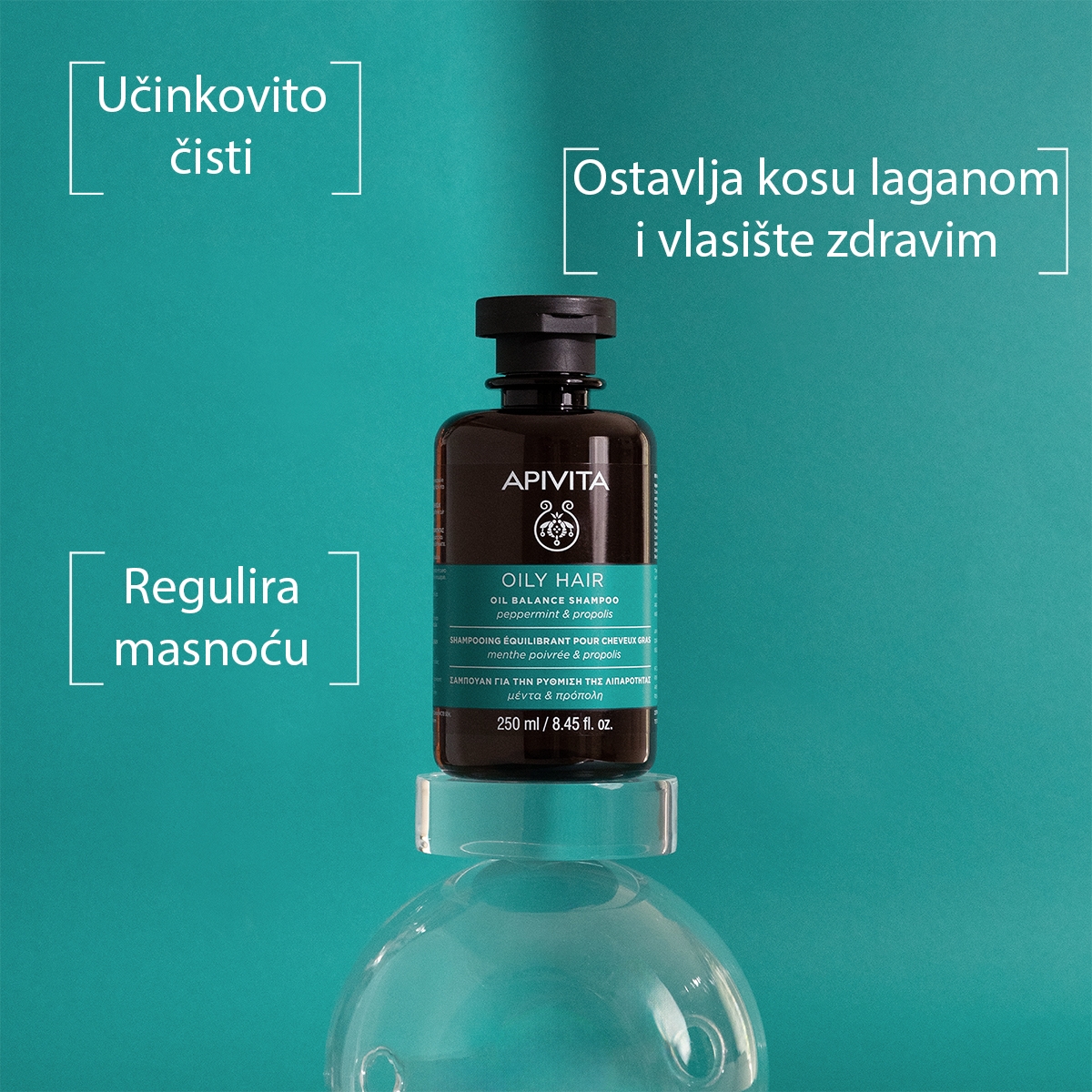 apivita Balans šampon za masnu kosu i vlasište