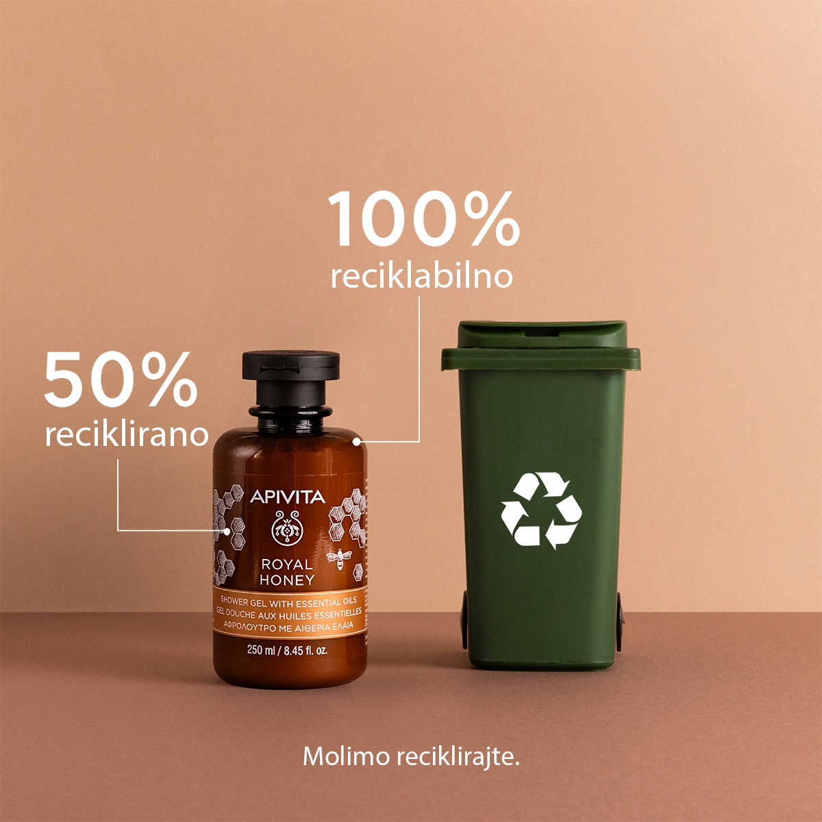 Apivita ROYAL HONEY gel za tuširanje