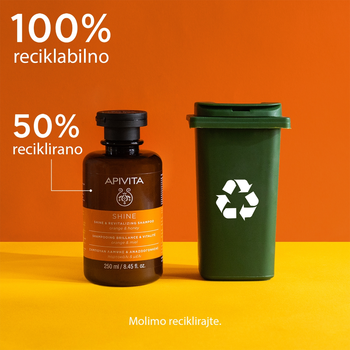 apivita Šampon za sjaj i revitalizaciju