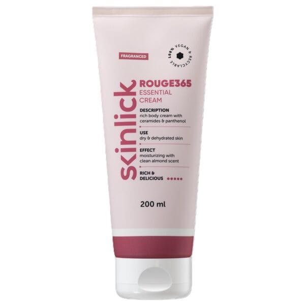 Skinlick Rouge365 Essential Cream – bogata krema za suhu kožu tijela.