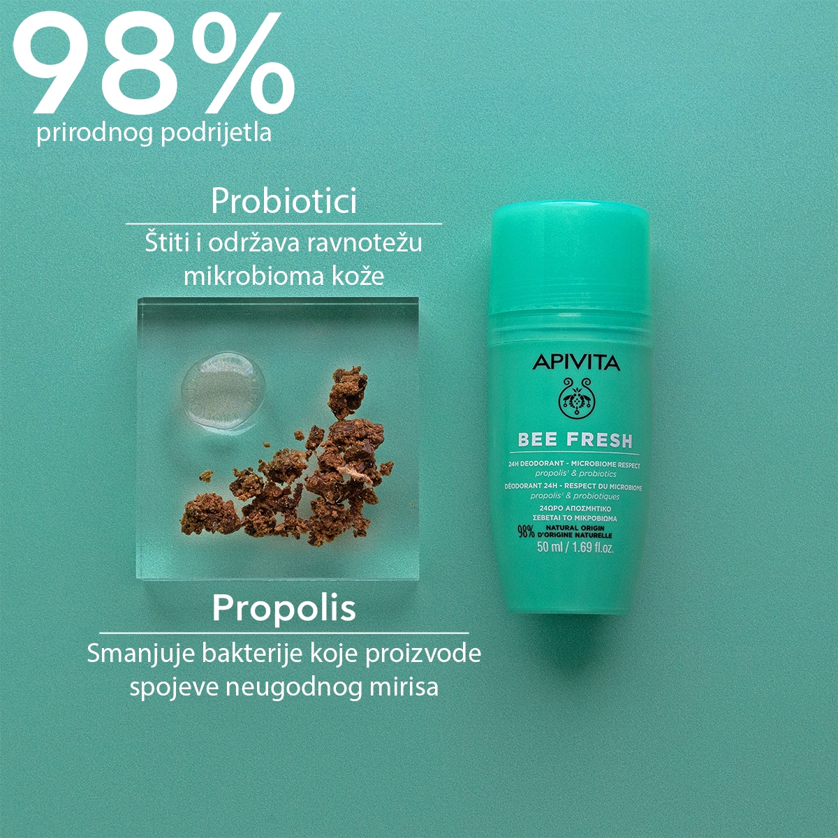 Apivita BEE FRESH deo roll on