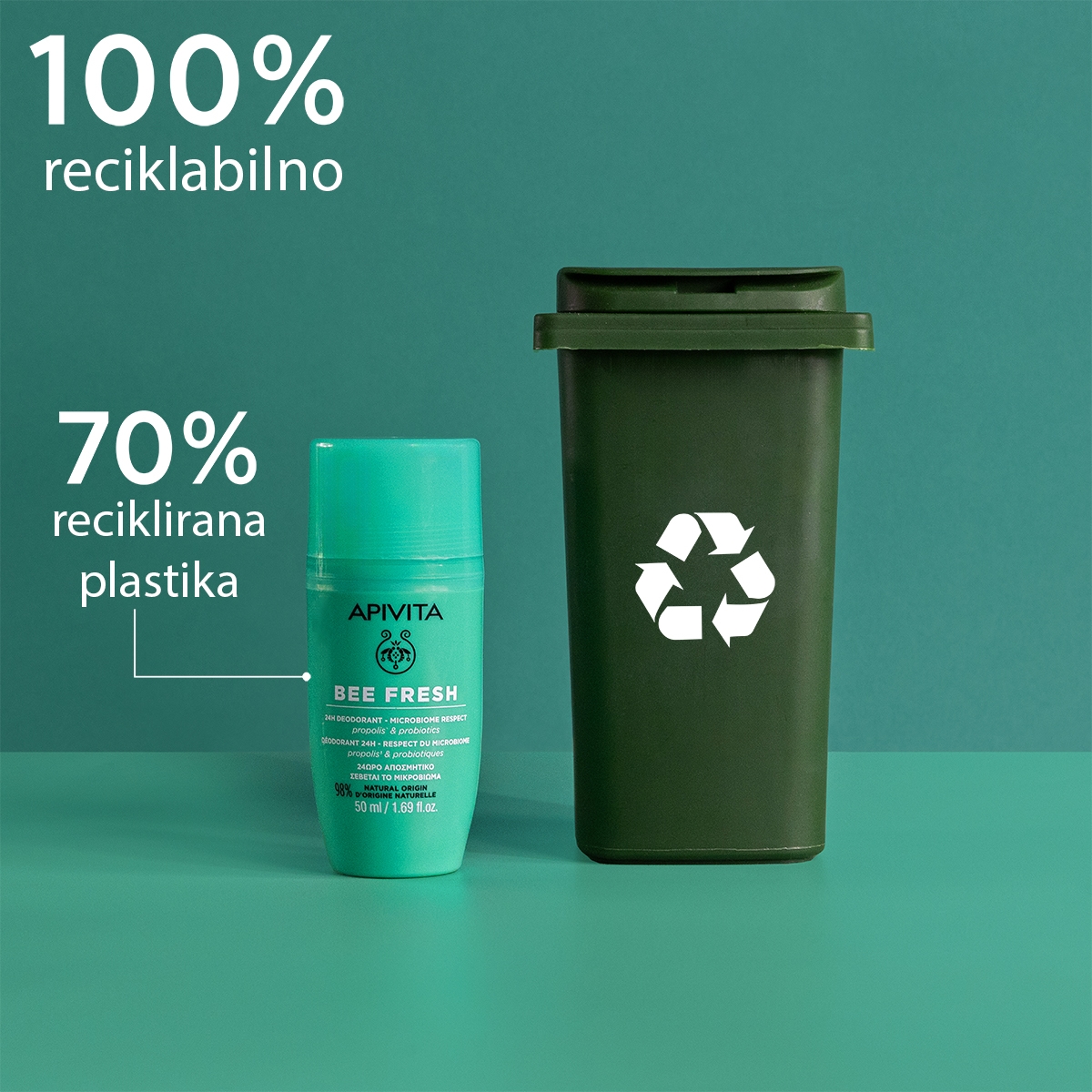 apivita Apivita BEE FRESH deo roll on