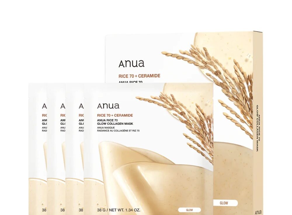 anua Rice 70 Glow Collagen Mask