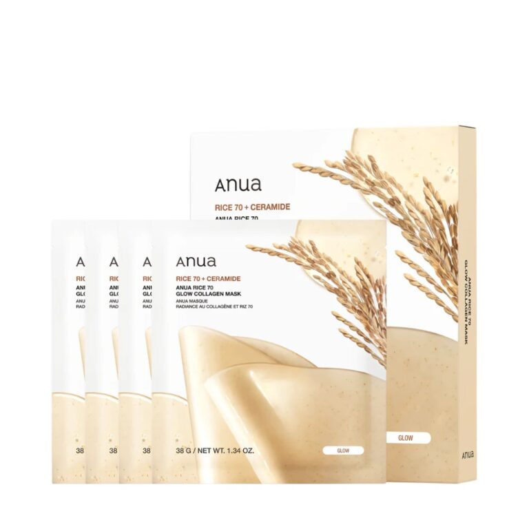 anua Rice 70 Glow Collagen Mask