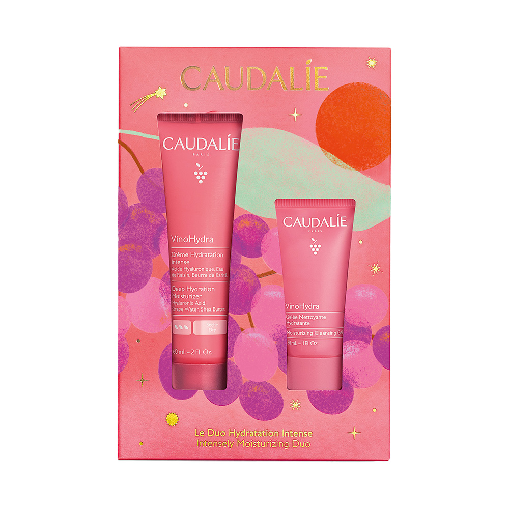 Caudalie vinohydra bogata krema set