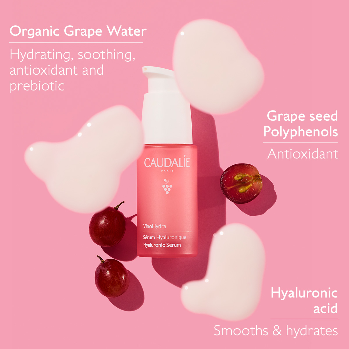 caudalie vinohydra serum set