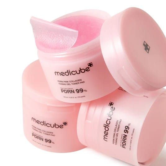 medicube PDRN Pink Collagen Toning Gel Toner Pad