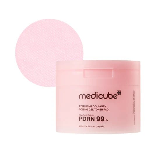 medicube PDRN Pink Collagen Toning Gel Toner Pad