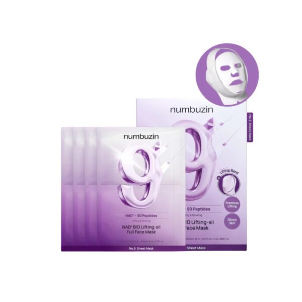 numbuzin No.9 NAD+ BIO Lifting-sil Full Face Mask