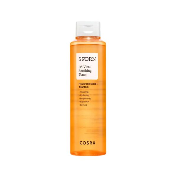 cosrx Umirujući toner s 5 vrsta PDRN-a, kolagenom i hijaluronskom kiselinom koji hidratizira, obnavlja kožu i jača barijeru.