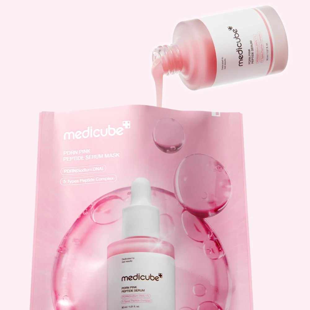 medicube PDRN Pink Peptide Serum Mask