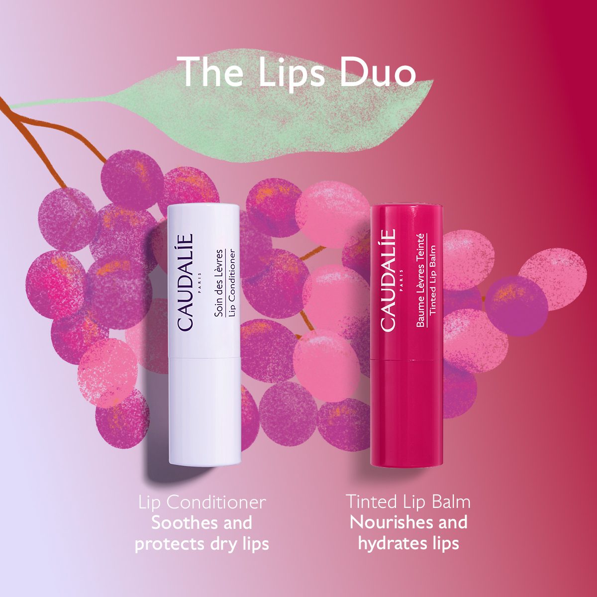 caudalie Lip Duo set