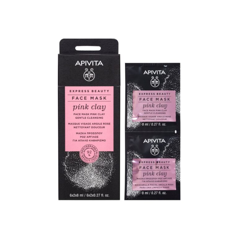 Apivita Express beauty maska za lice s ružičastom glinom