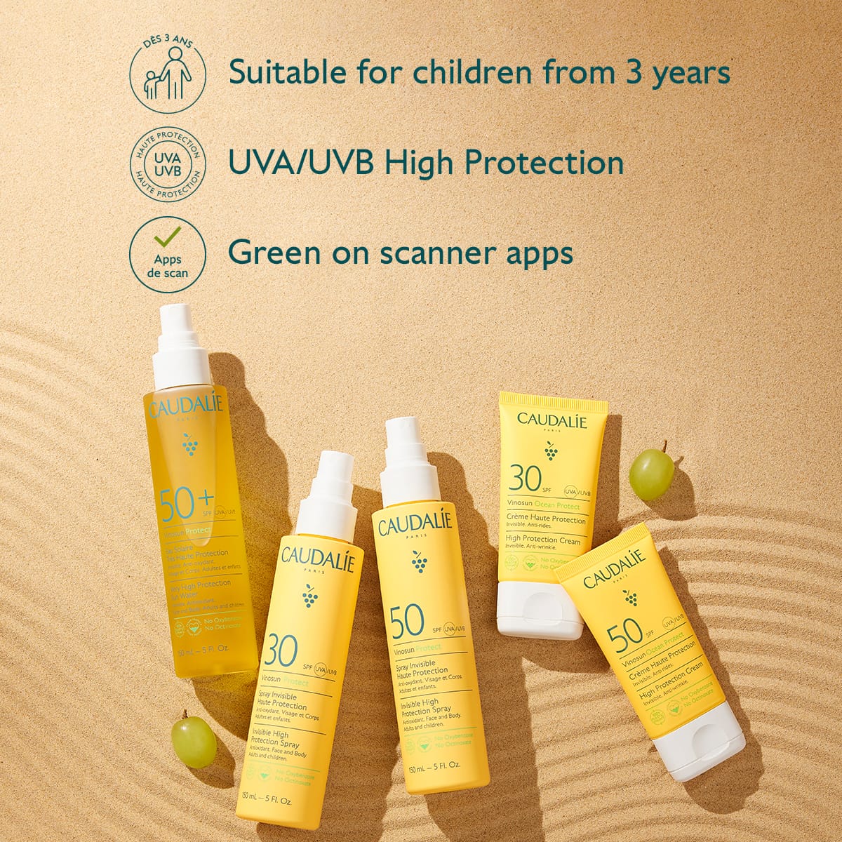Caudalie Vinosun mlijeko u spreju za zaštitu od sunca SPF 50+