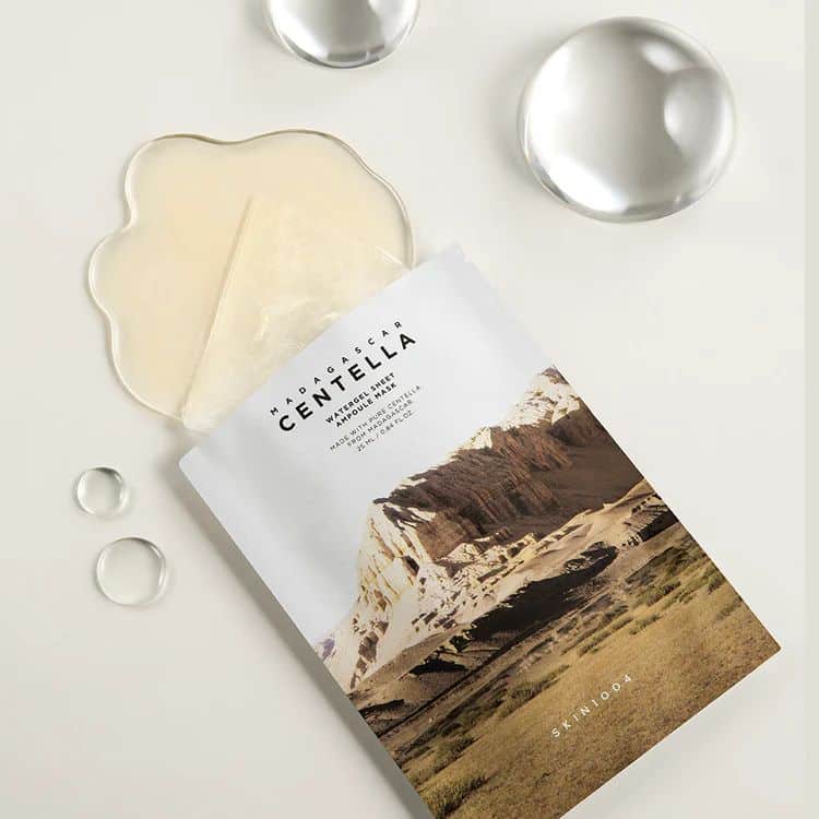 skin1004 madagascar centella watergel sheet ampoule mask